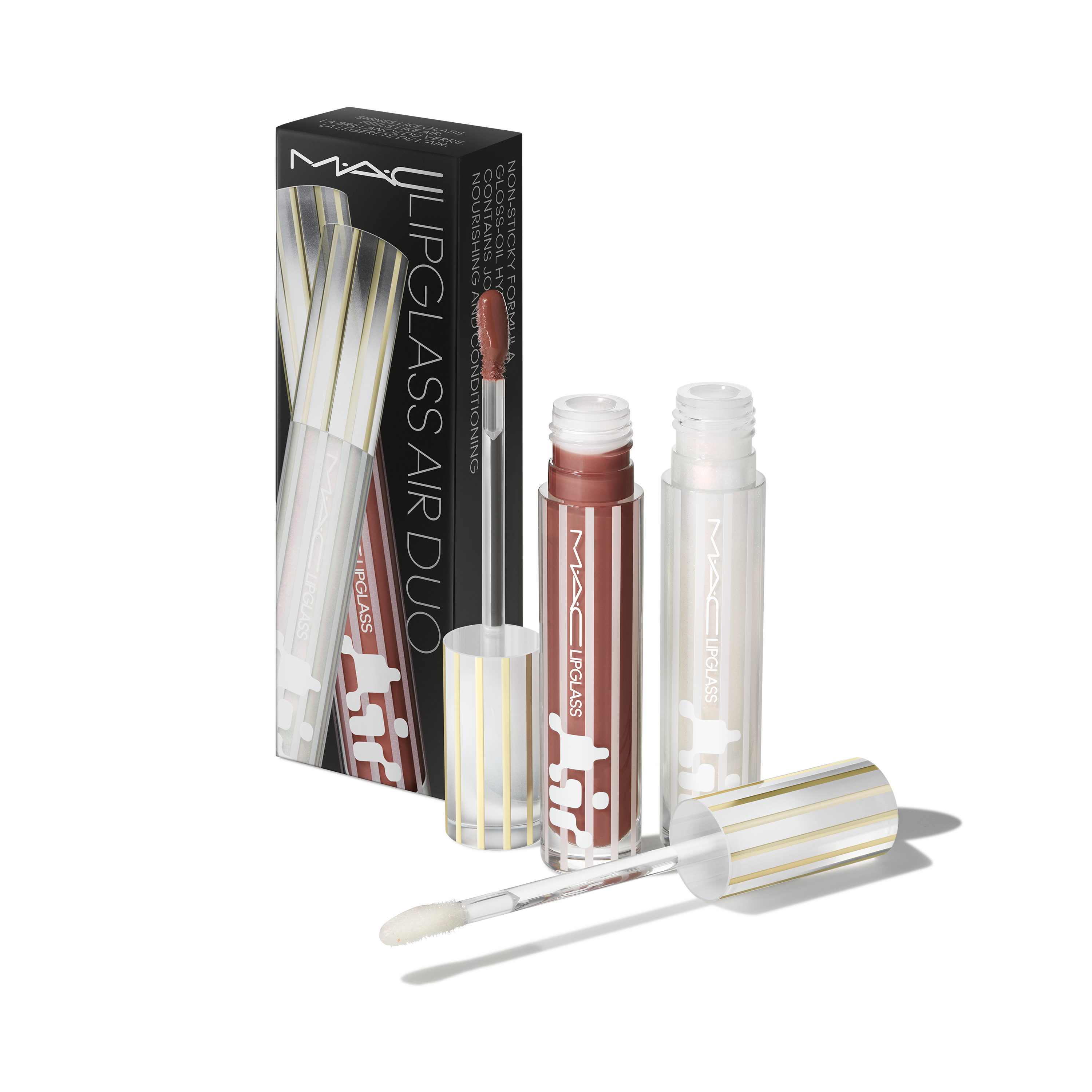 Two Glossy Lipglass Air Duo - Polished Daily Care