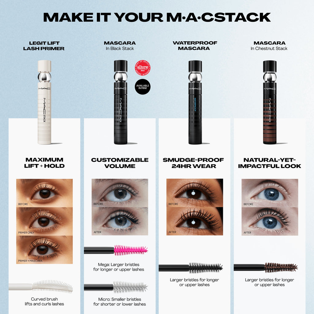 M·A·CStack Volumizing Mascara - Polished Daily Care