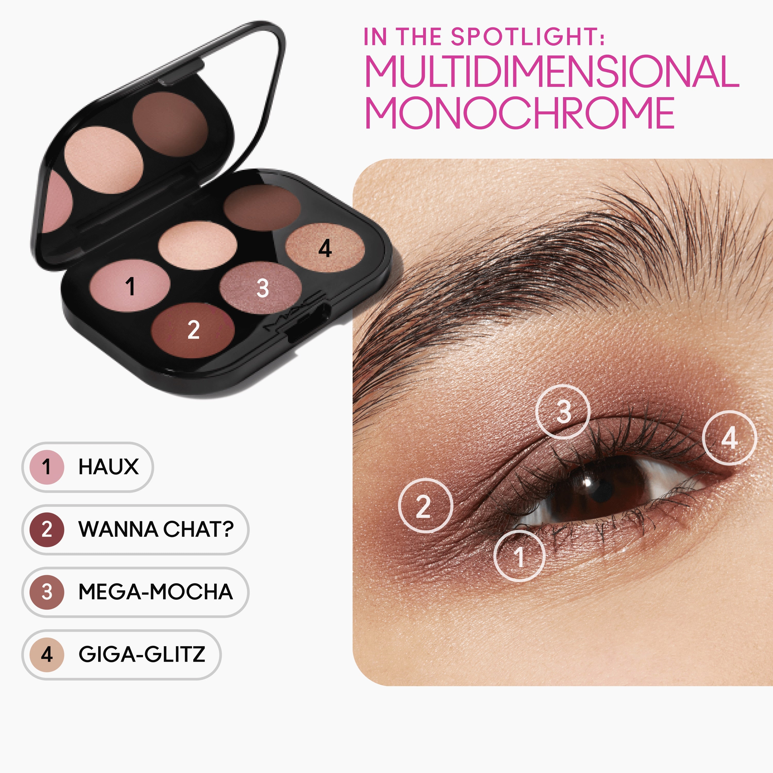 Connect In Colour Eye Shadow Palette: Embedded in Burgundy - Smart Routine Choice