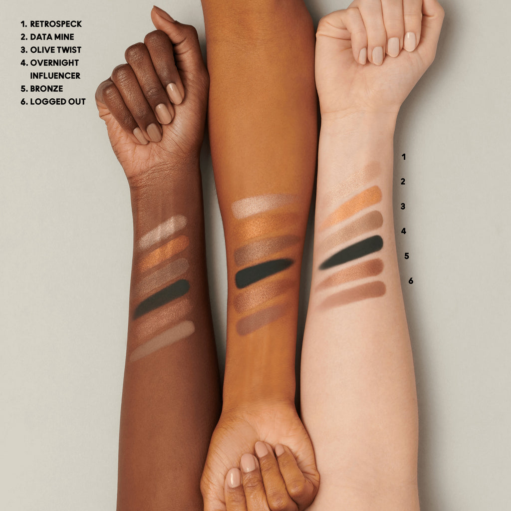 Connect In Colour Eye Shadow Palette: Bronze Influence - Smart Routine Choice