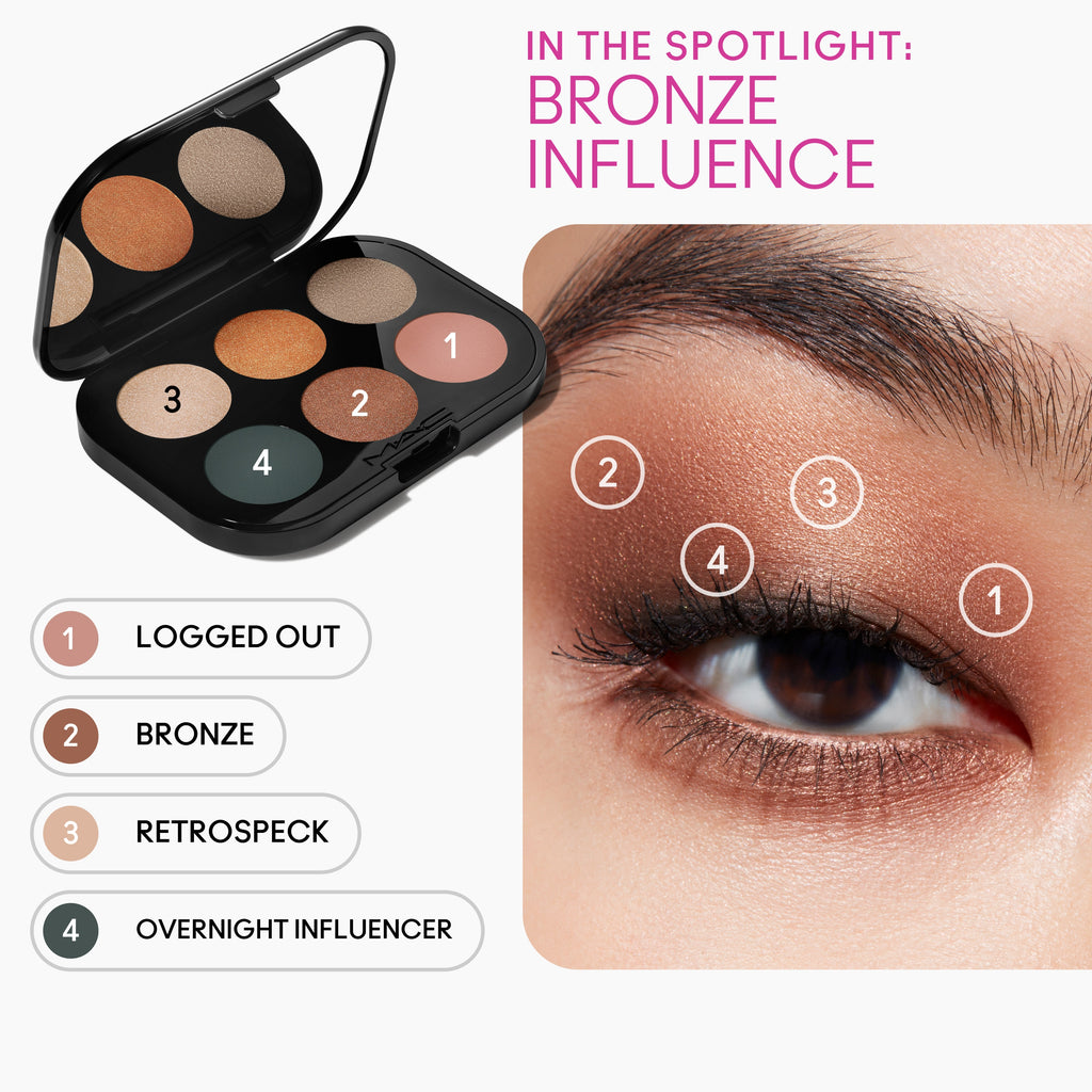 Connect In Colour Eye Shadow Palette: Bronze Influence - Smart Routine Choice