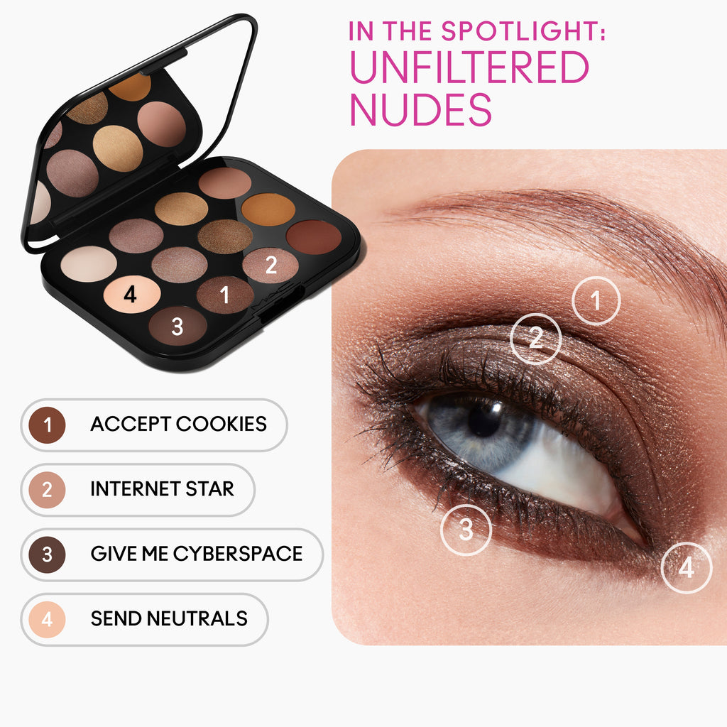 Connect In Colour Eye Shadow Palette: Unfiltered Nudes - Smart Routine Choice