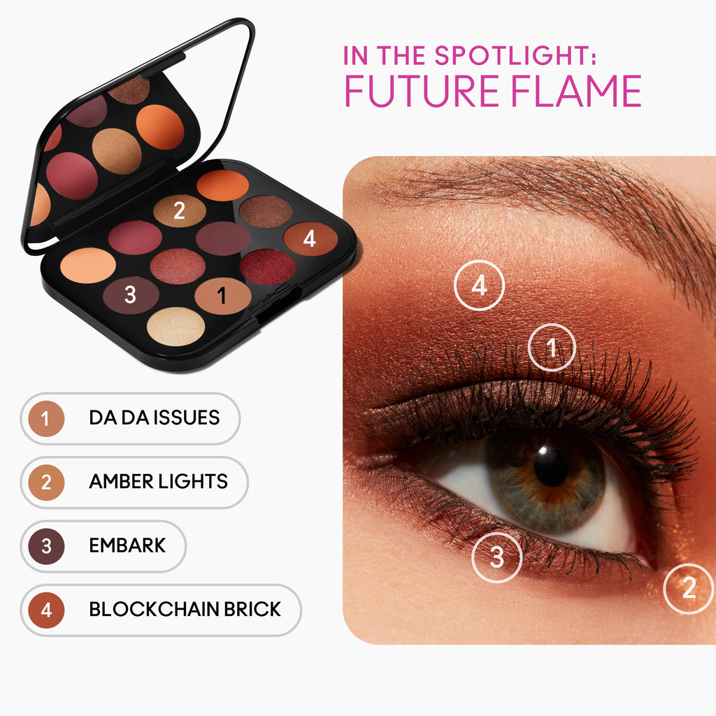 Connect In Colour Eye Shadow Palette: Future Flame - Smart Routine Choice