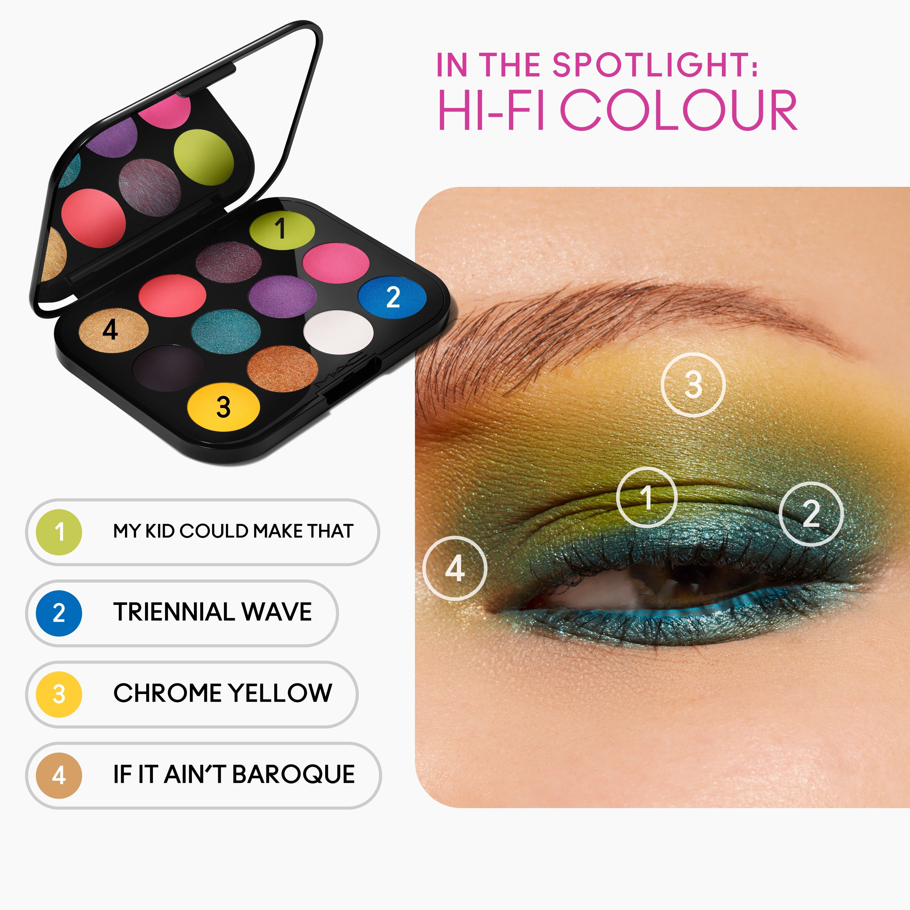 Connect In Colour Eye Shadow Palette: Hi-Fi Colour - Smart Routine Choice