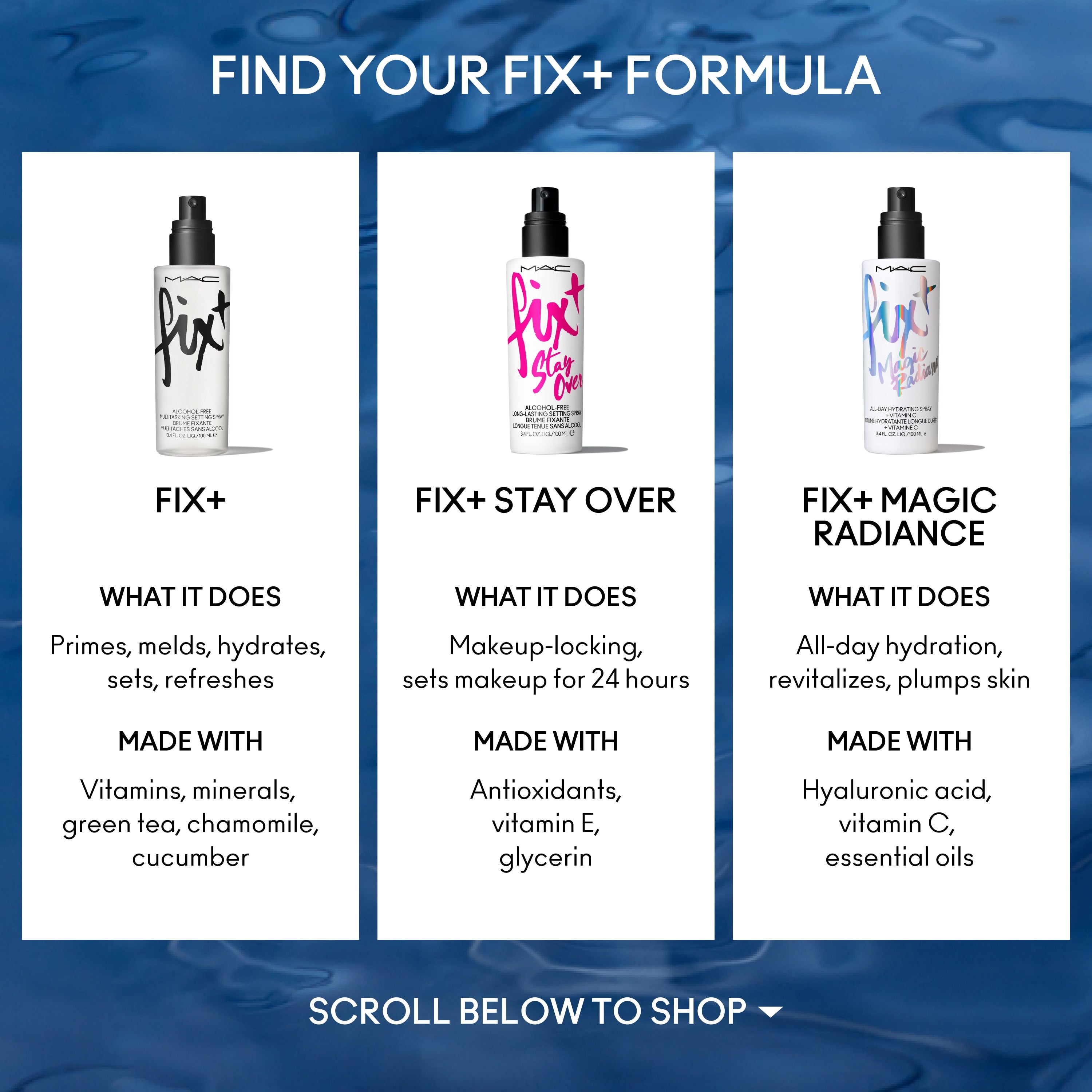 FIX+ Setting Spray - Smart Routine Choice