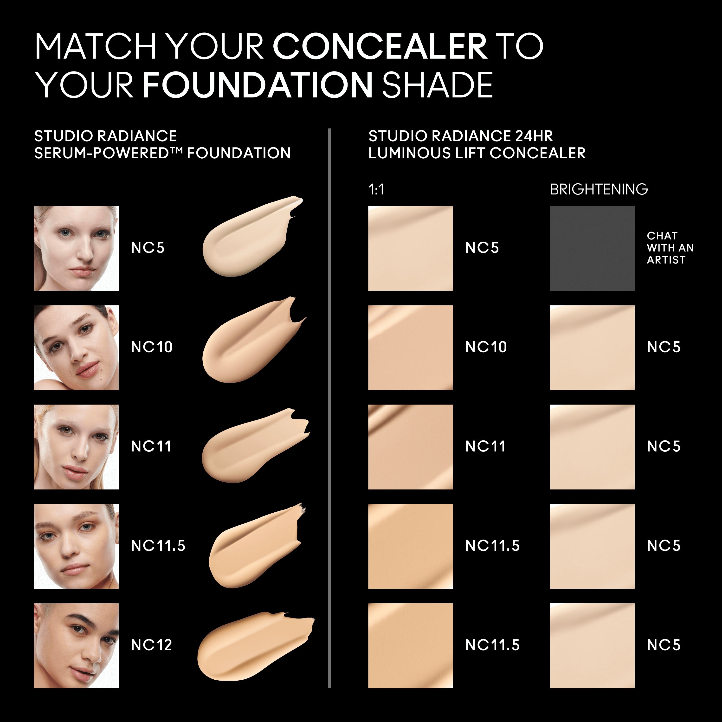 STUDIO RADIANCE 24HR LUMINOUS LIFT CONCEALER - Polished Daily Care